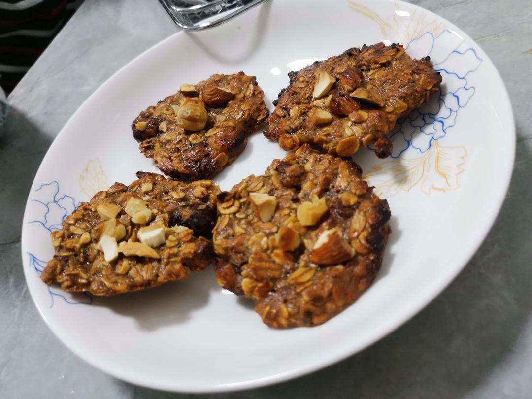 香蕉燕麦饼干