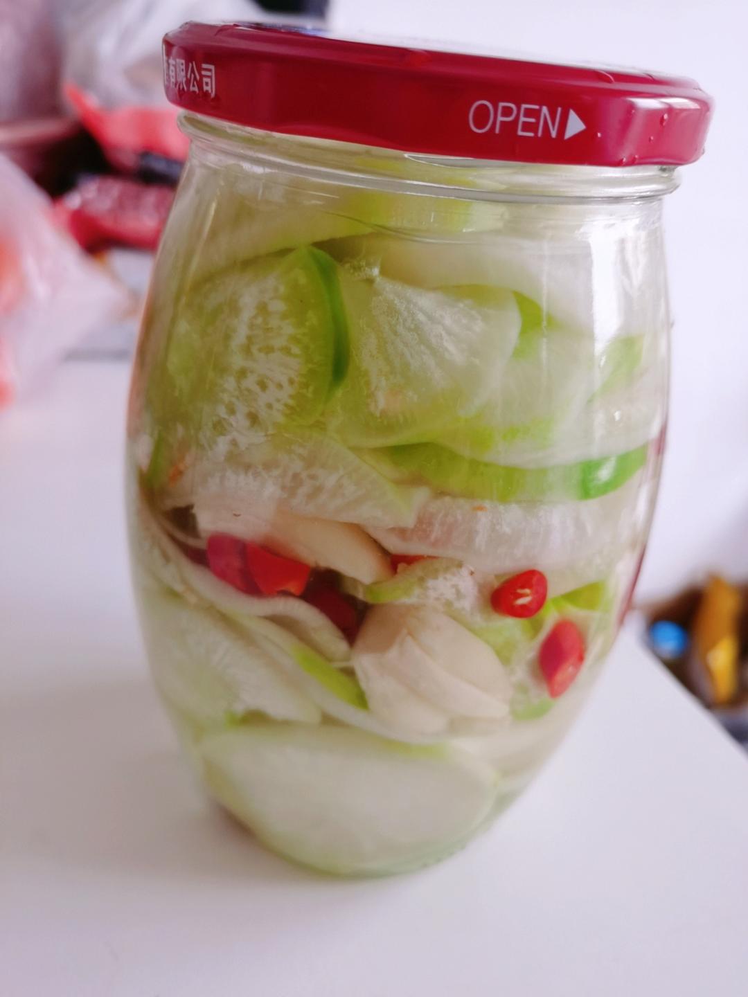 腌萝卜😜最简单的泡菜👍拉面的完美搭档🍜