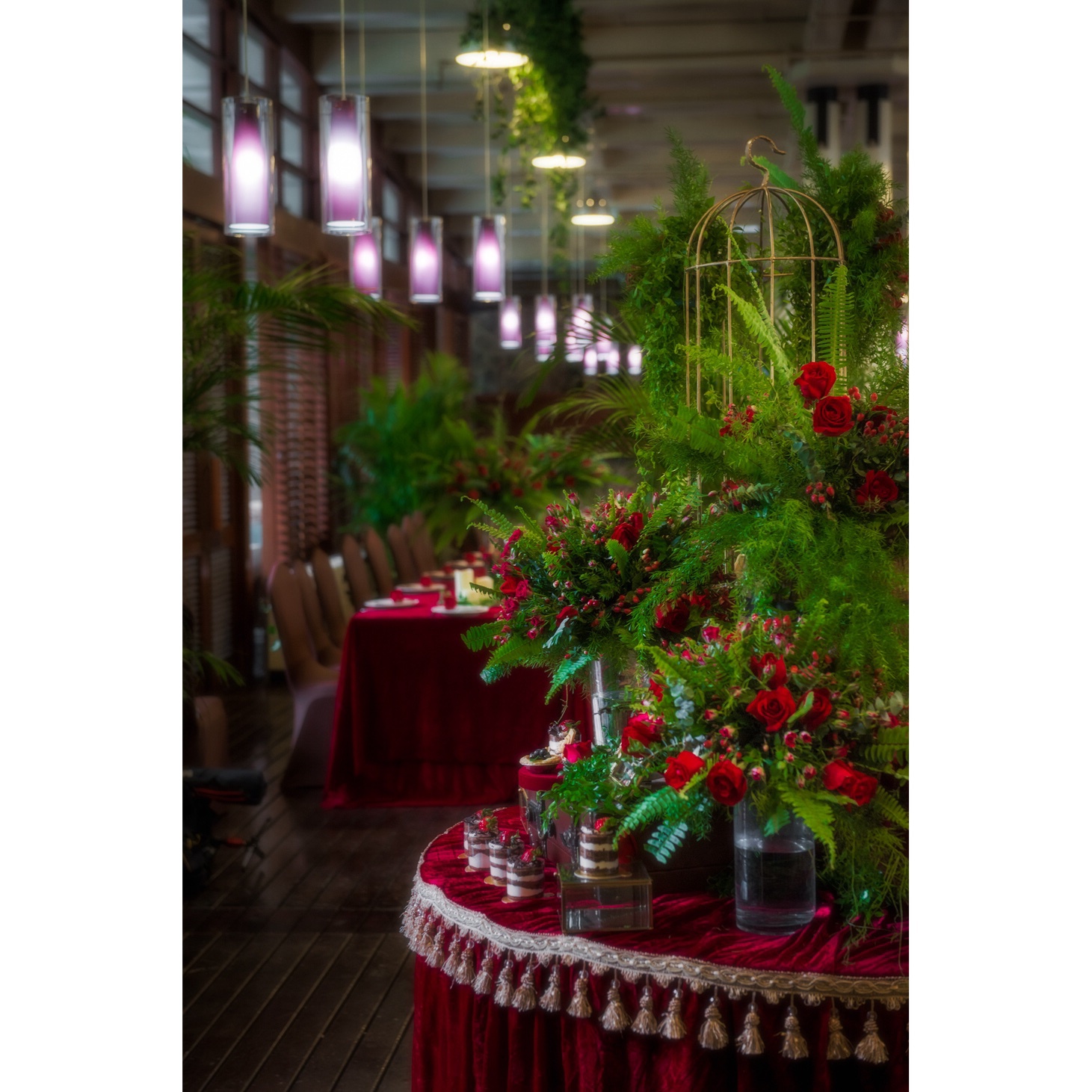 Party、婚礼、宴会甜品展示台