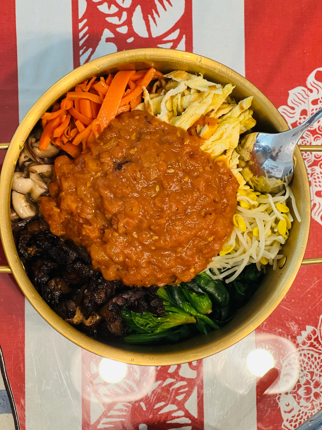 小朋友吃的不辣版伪韩式拌饭（비빔밥）k66出品