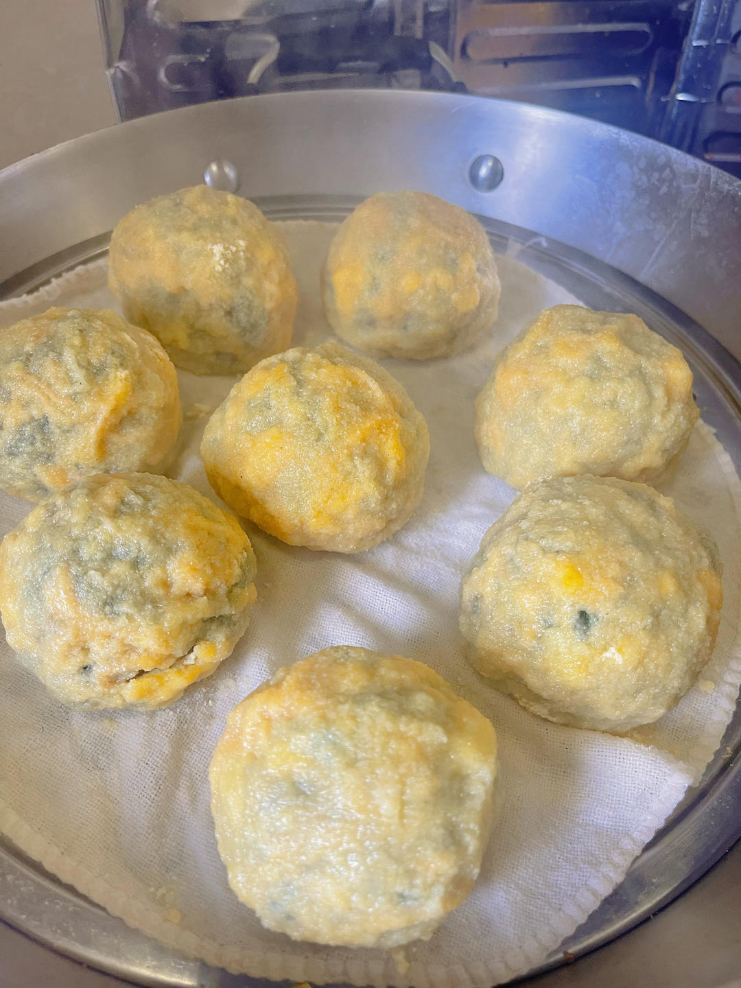 （减脂）玉米面菜团子