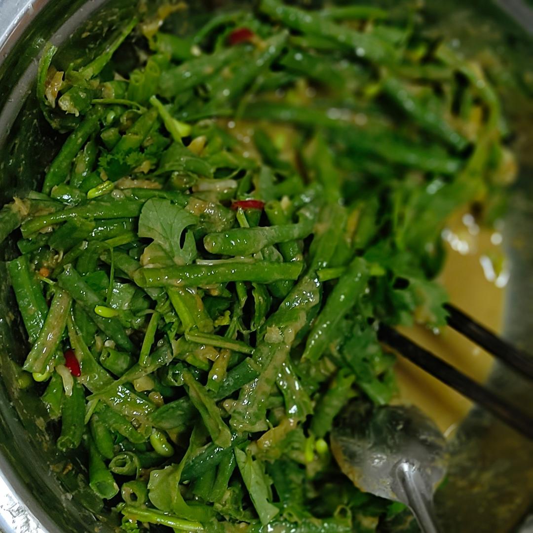 夏日素食凉拌豇豆（豆角）