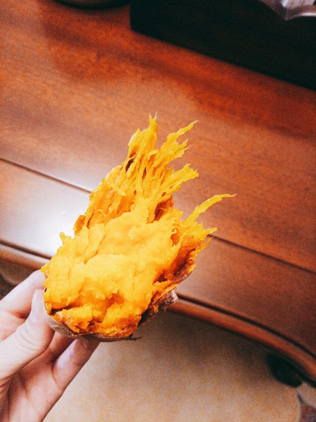 【烤箱版烤红薯】