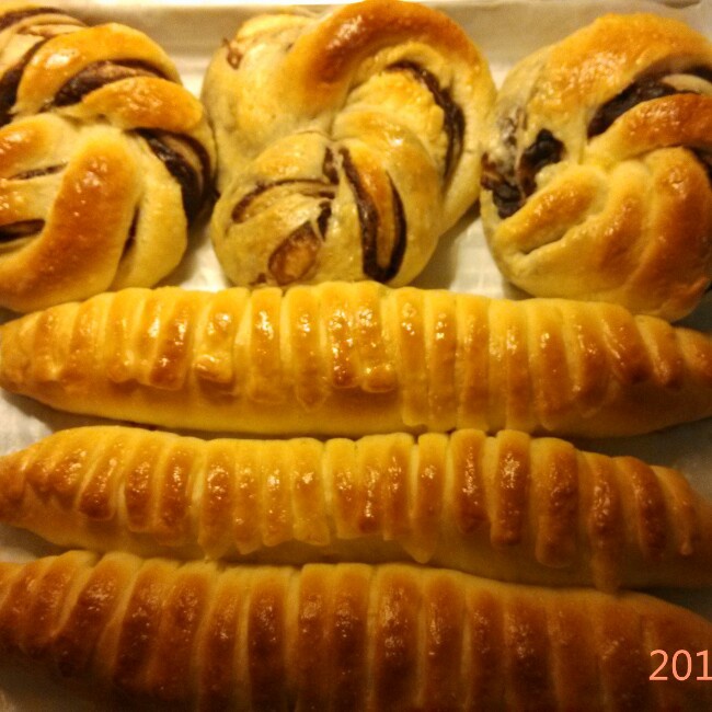 豆沙卷面包