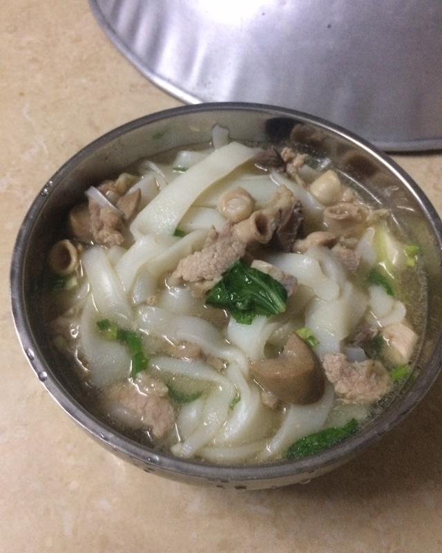 tompang做的生料煮粉