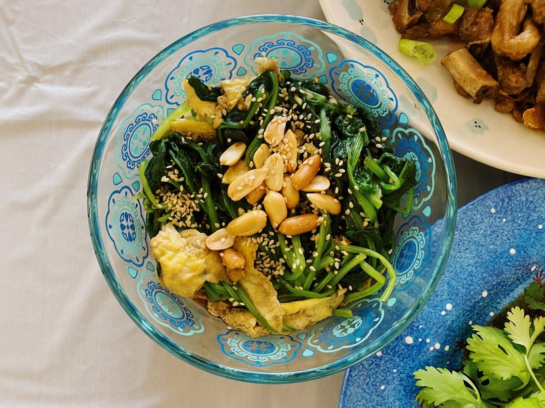 健康低脂凉拌菜—菠菜可以这样吃