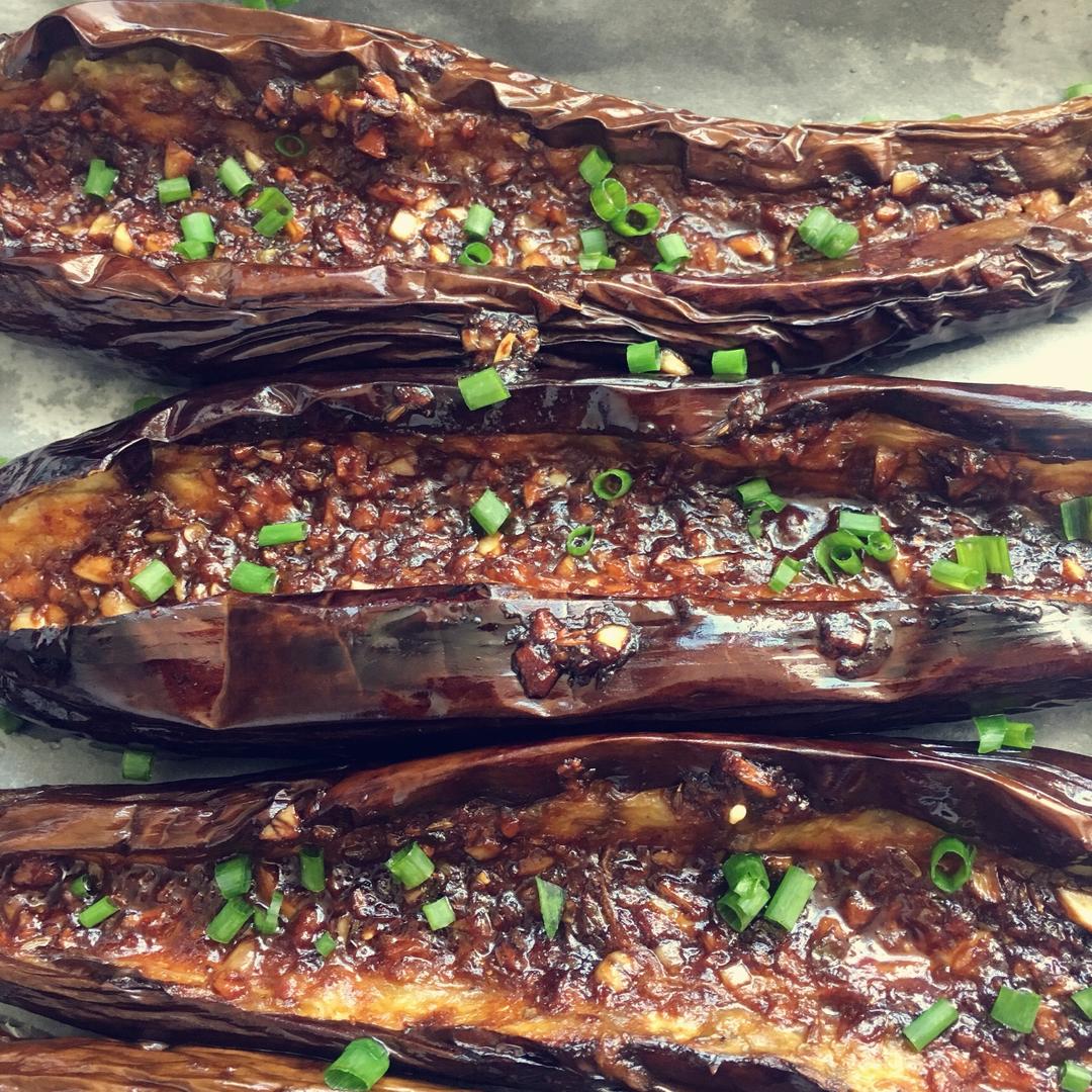 【耳光炒饭 & 烤茄子】