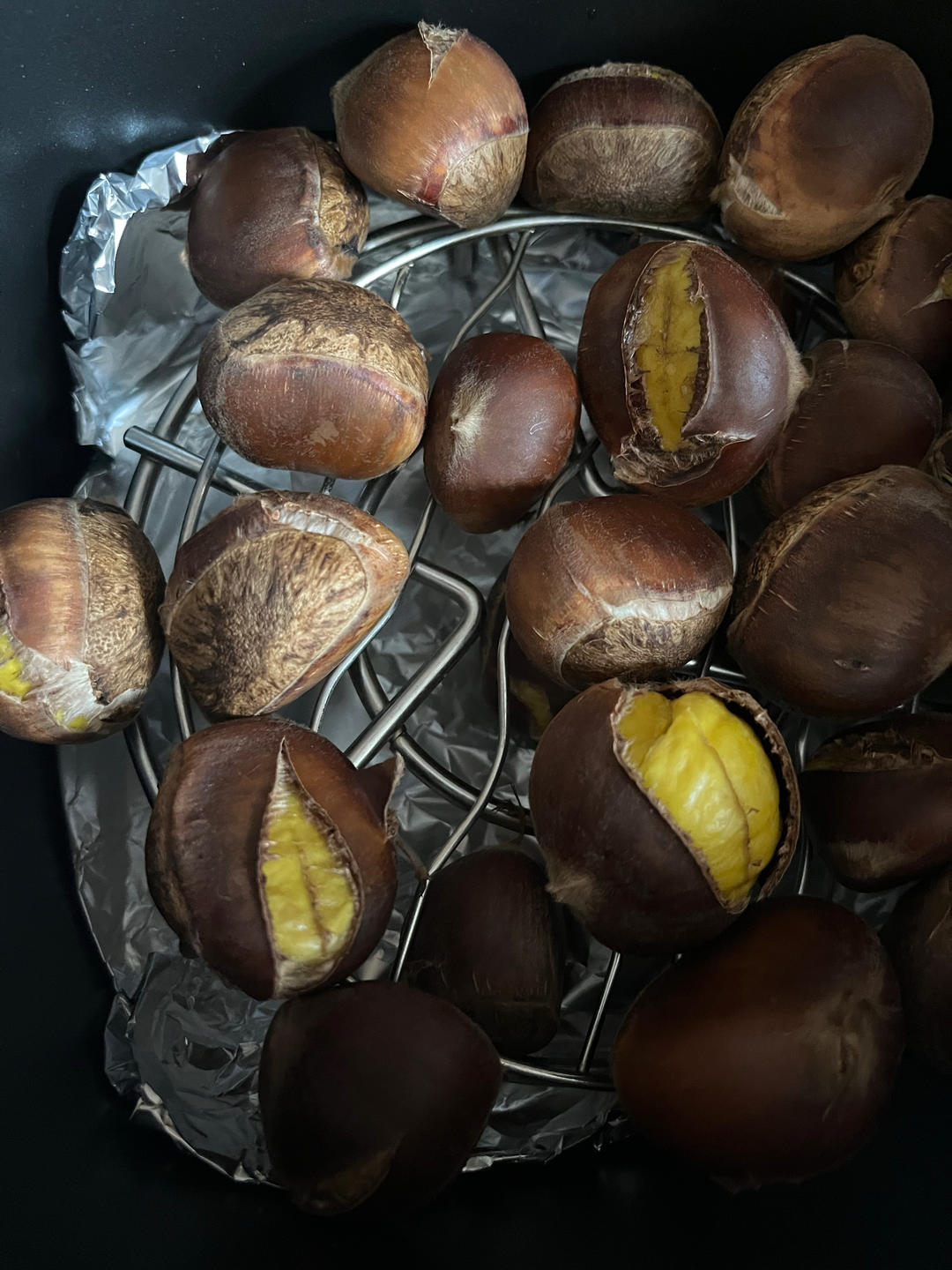 空气炸锅烤板栗