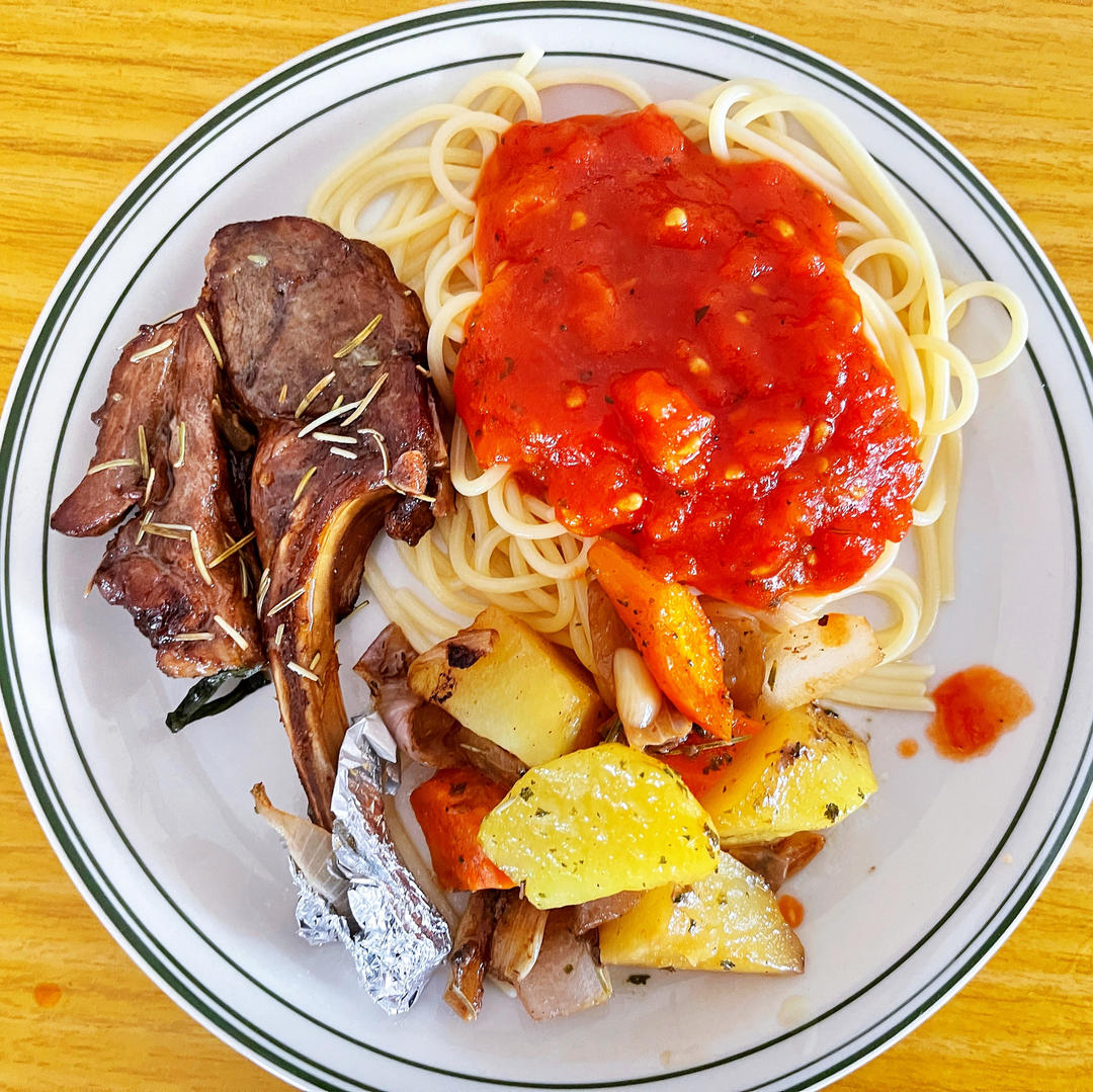 超好吃的烤羊排烤箱版