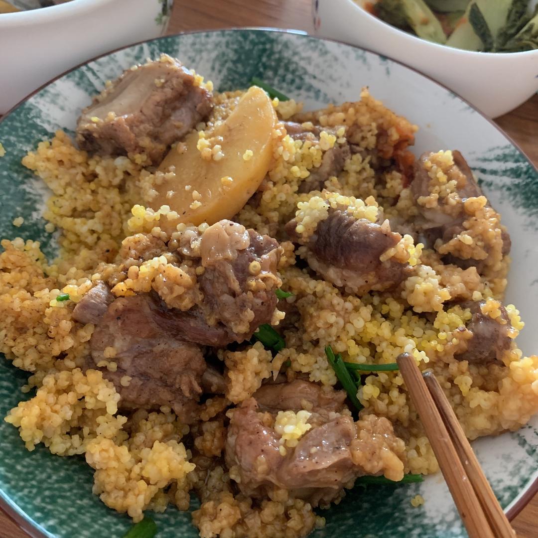 小米蒸排骨