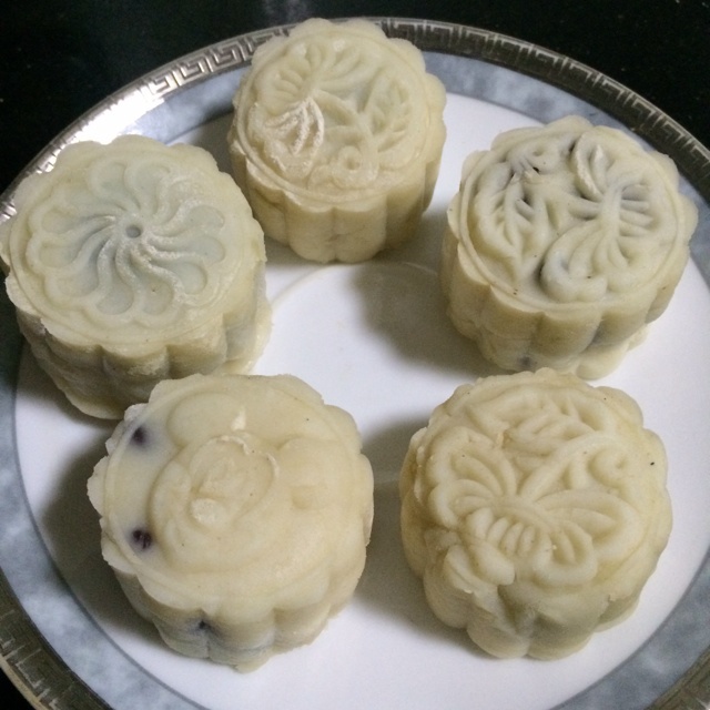 传说中的大班冰皮月饼 终于能尝到啦～