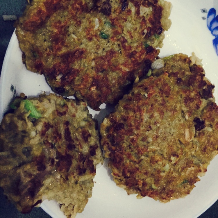 香煎莲藕肉饼
