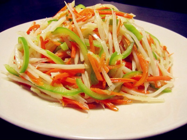 天蓬公主做的素炒三丝