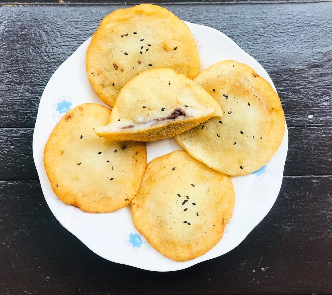 东北油炸糕（糯米粉豆沙馅儿）不翻车很简单