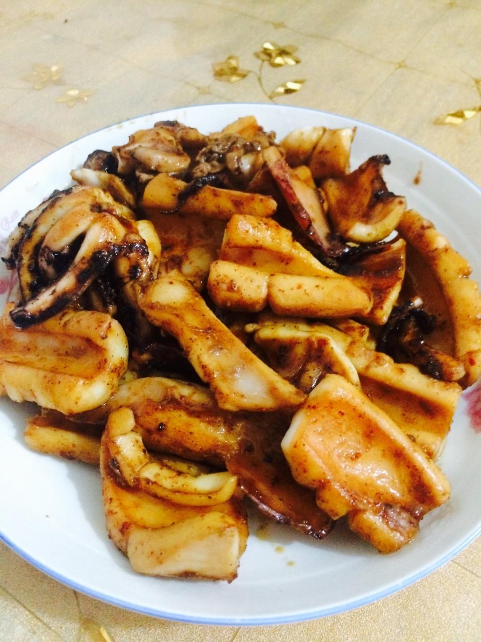 烤鱿鱼(烤箱版)