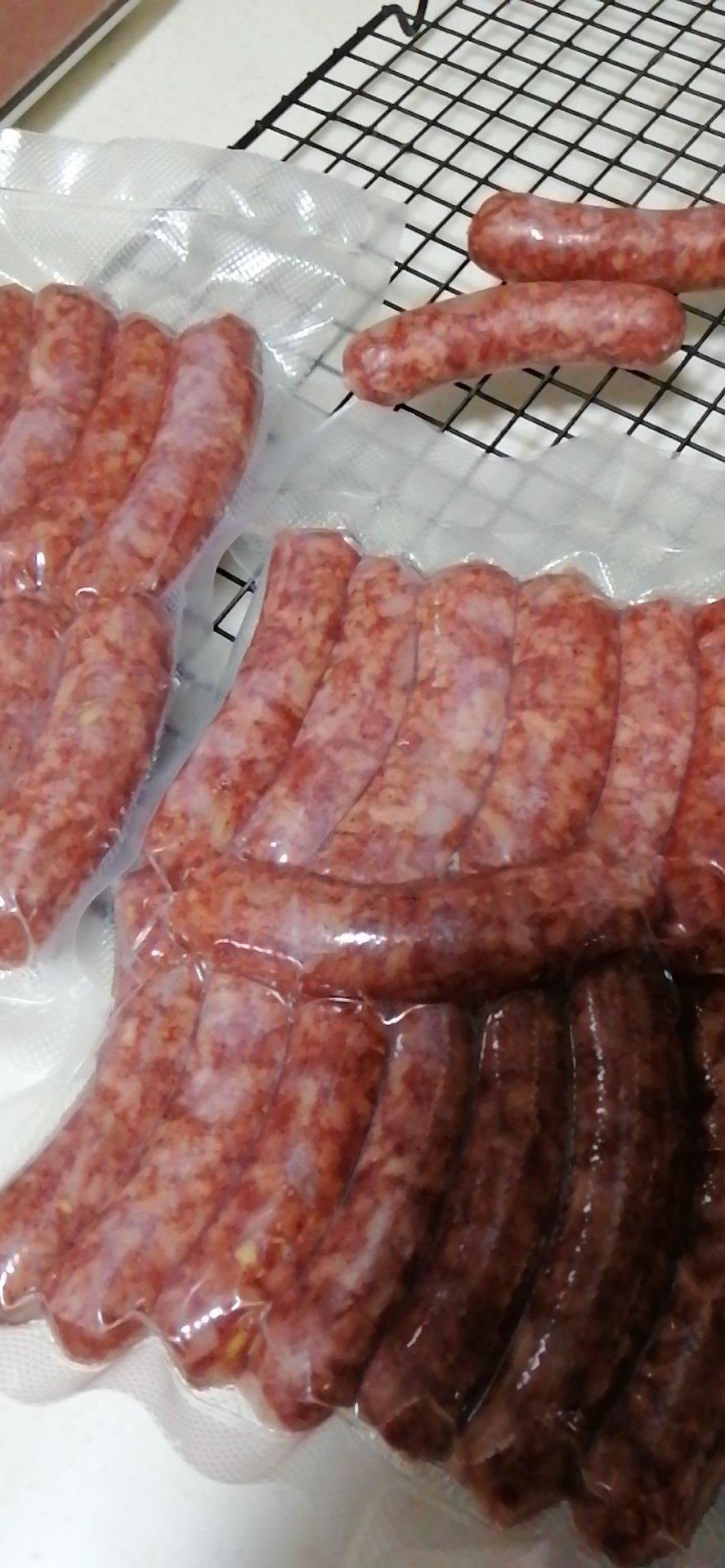 自制黑椒风味脆皮肠--多图详解手工灌肠