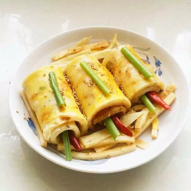 葱花鸡蛋饼