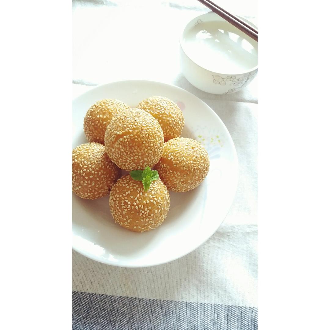 黄金球之一（南瓜芝麻球）