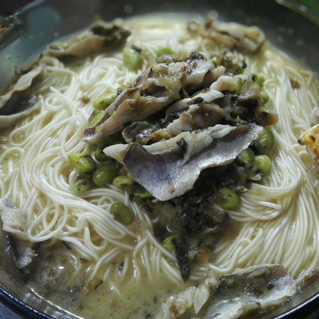雪菜黄鱼面