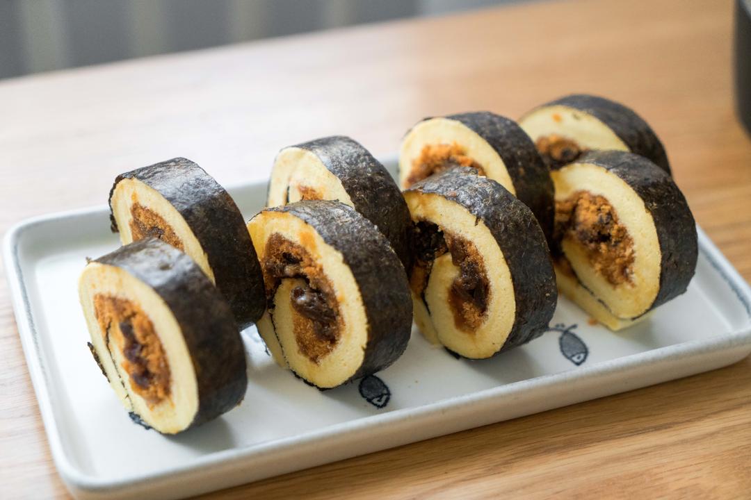 想把见过的吃的都做一遍之【寿司蛋糕卷】的做法