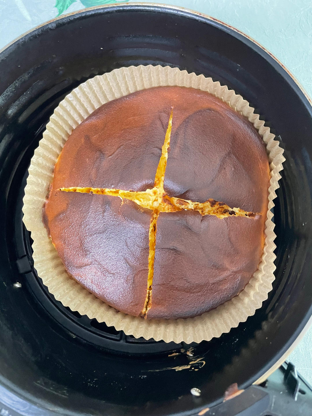 空气炸锅一人食——快手低糖酸奶蛋糕