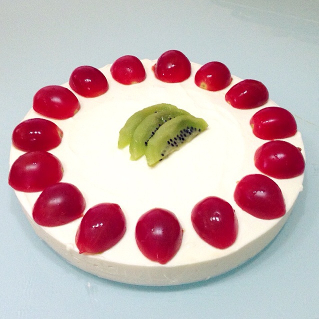 奶油冻芝士蛋糕（免烤，1:1配方）