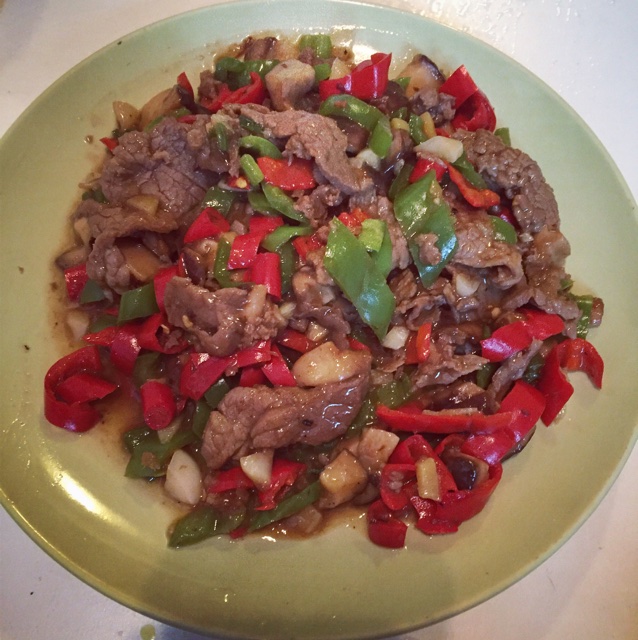青椒牛肉丝