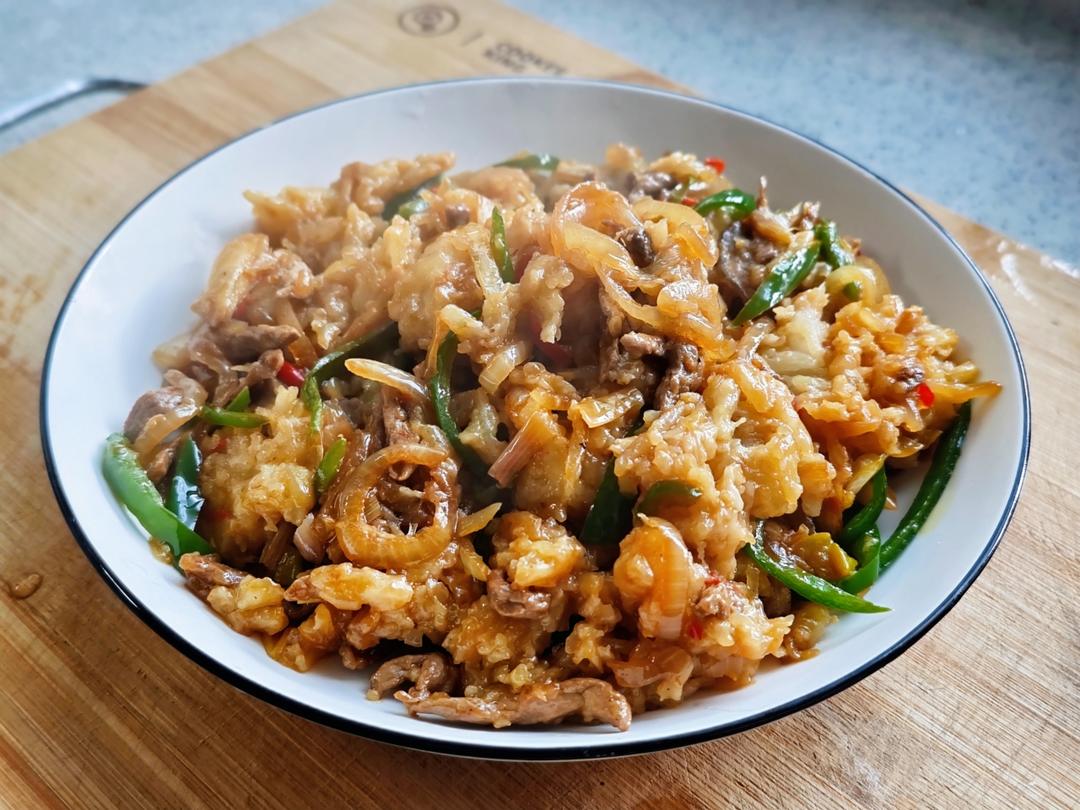 山西特色美食拨烂子（不烂子）