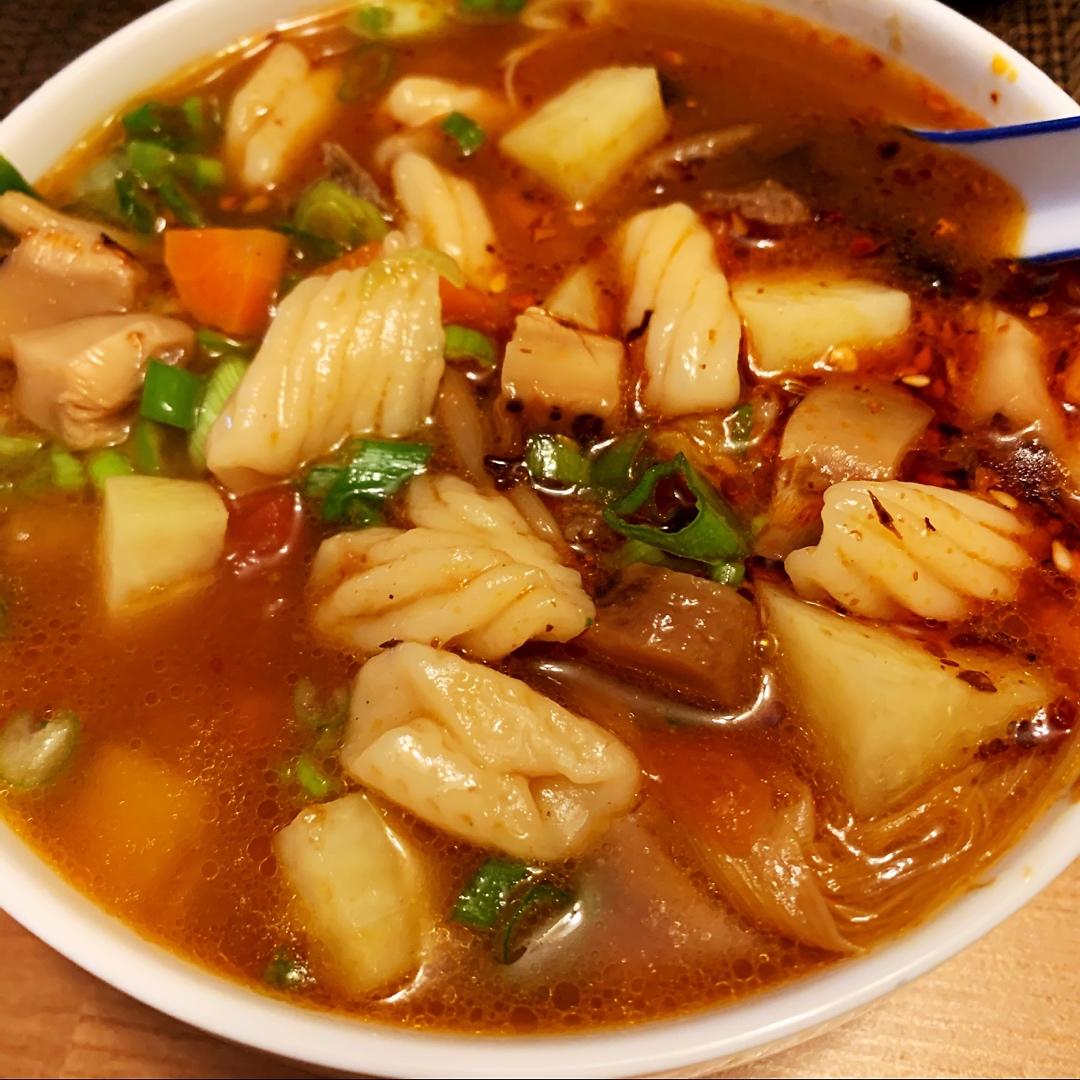 su英做的陕西美食 麻食