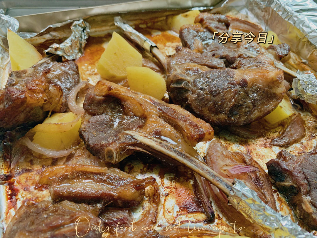 超好吃的烤羊排烤箱版