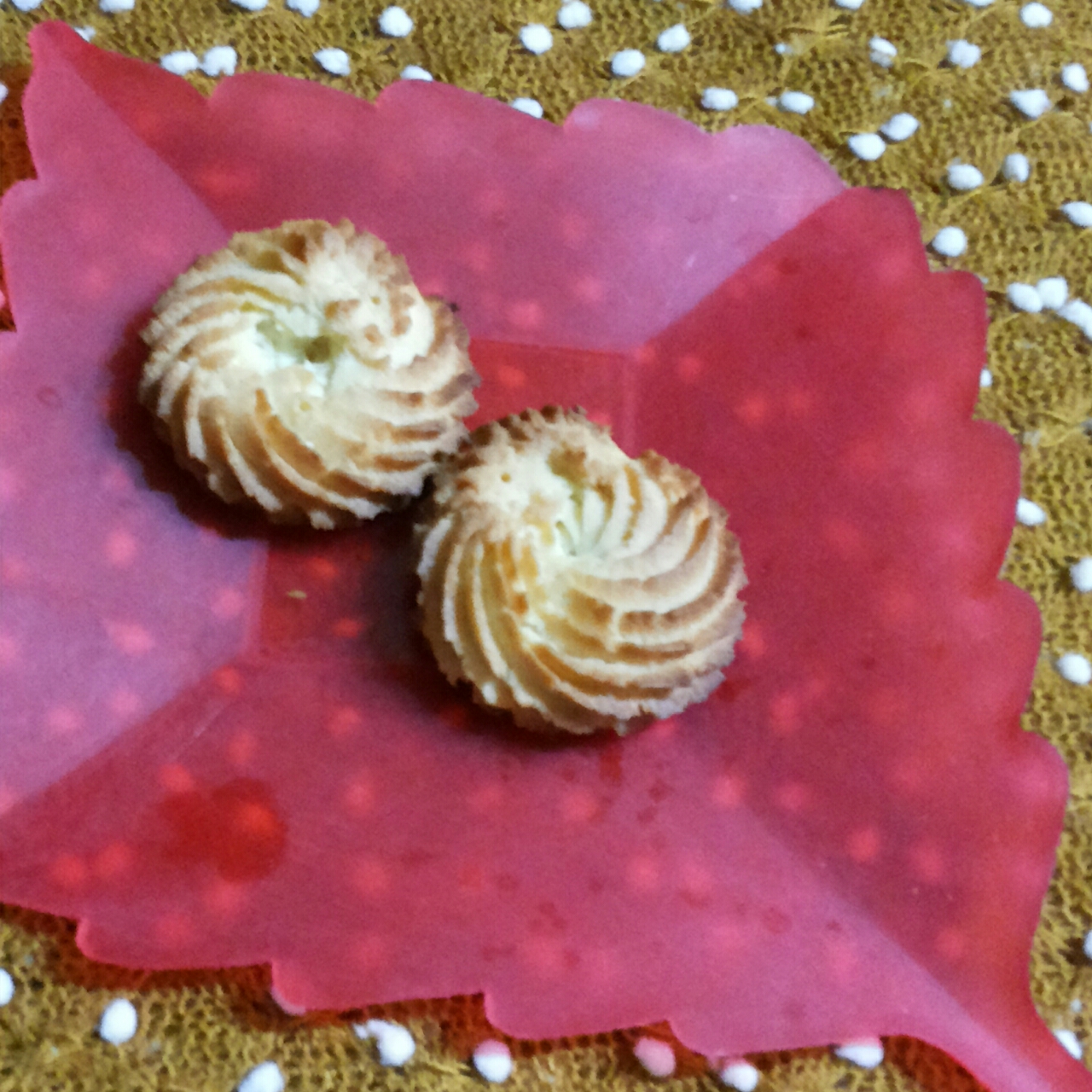 奶油奶酪蛋白曲奇～奶味十足好味道