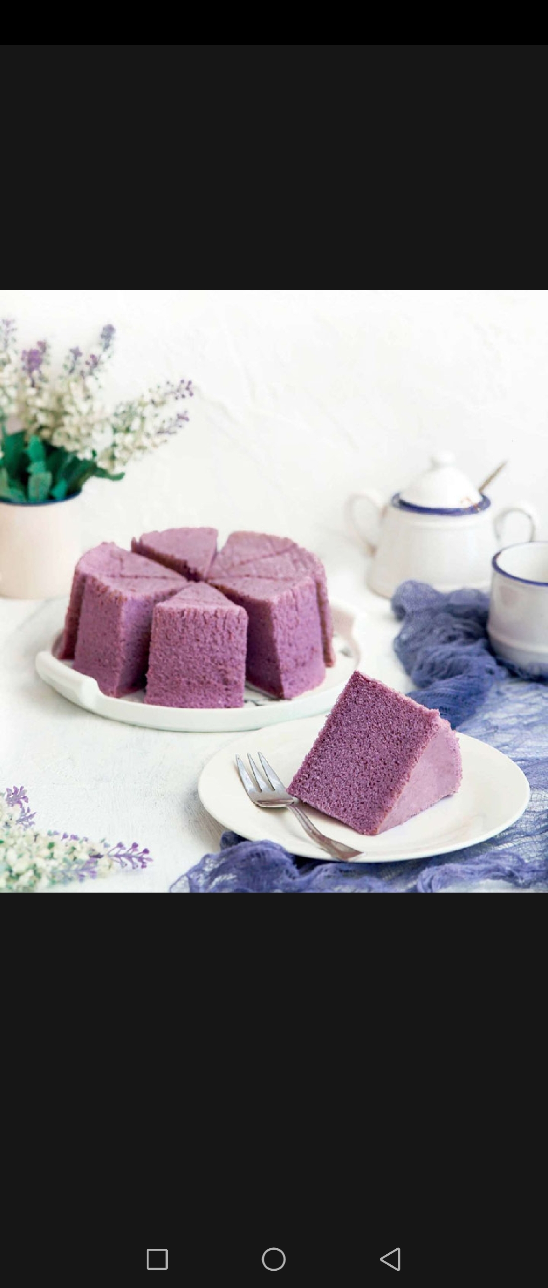紫薯蒸蛋糕