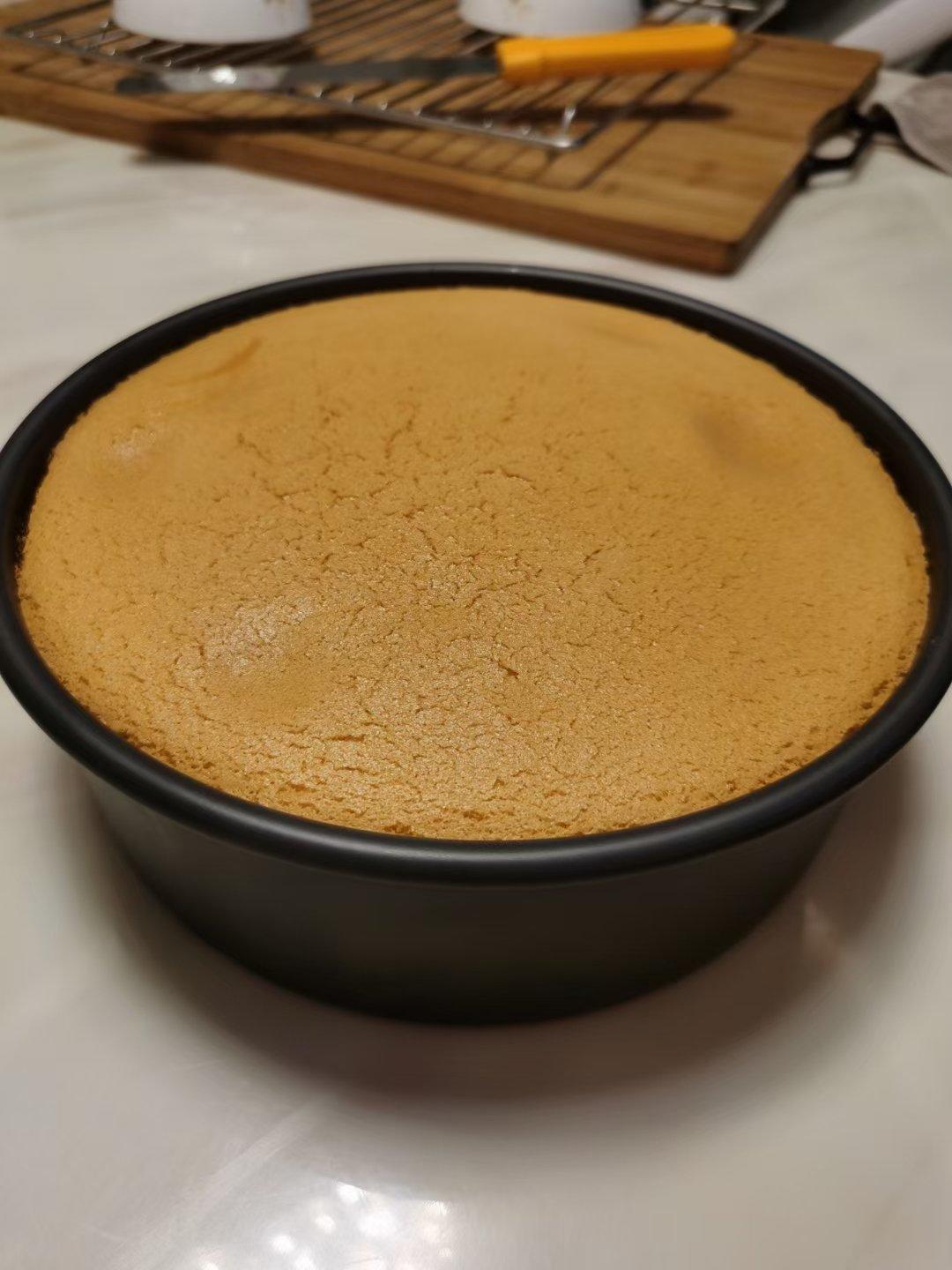 超柔软6寸戚风蛋糕(附8寸配方)零失败 超详细‼️含操作视频