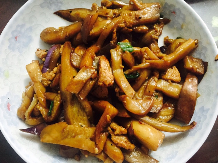 老丁的私房菜-油焖茄子