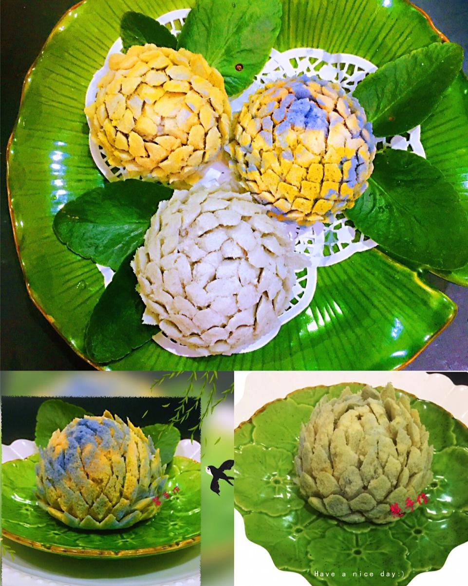 美丽的莲花馒头