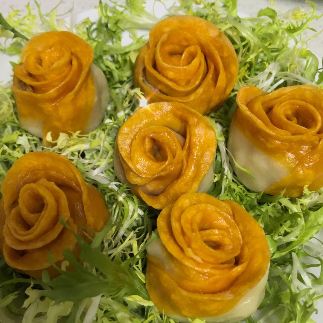 玫瑰花饺子