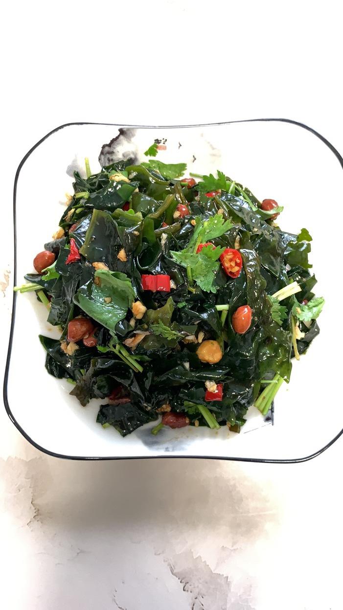 凉拌裙带菜的做法