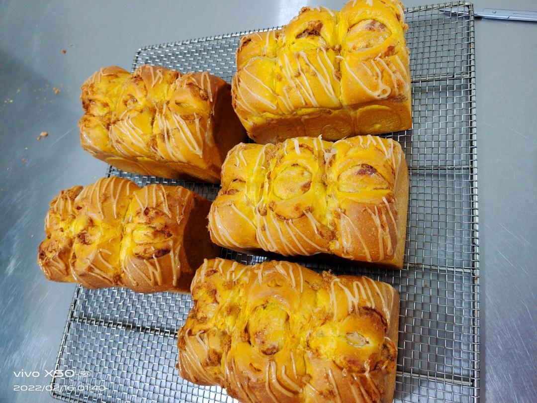 南瓜肉松小吐司