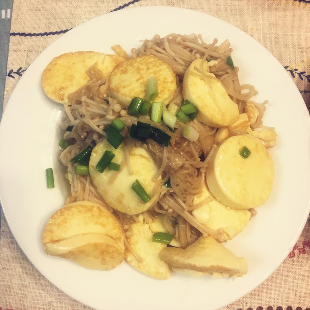 超级下饭菜--金针菇日本豆腐