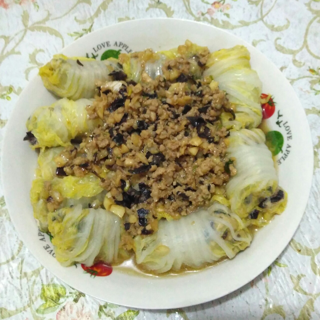肉酿白菜卷