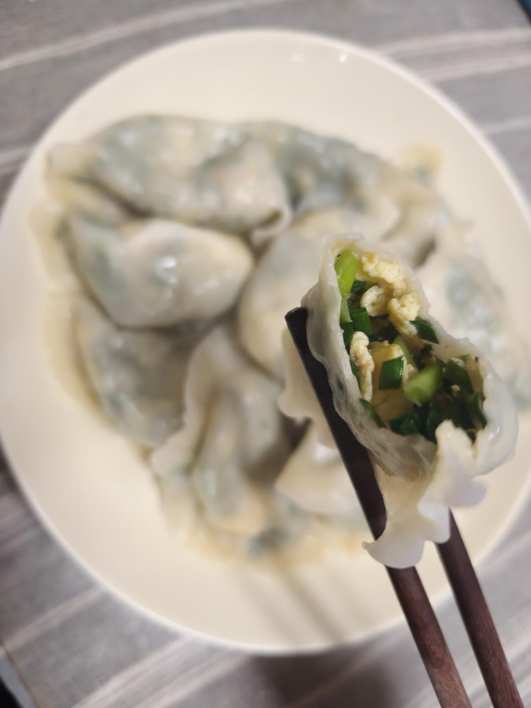 经典的韭菜鸡蛋馅儿饺子 怎么吃都不会腻