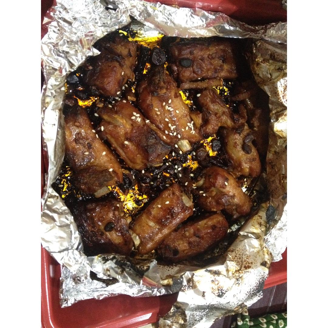 锡纸烤排骨