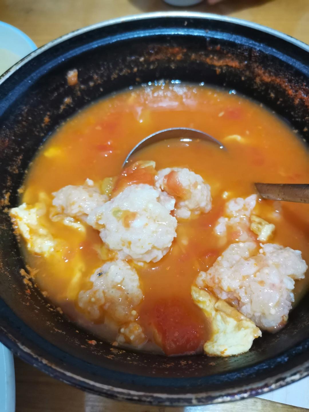 番茄虾丸汤