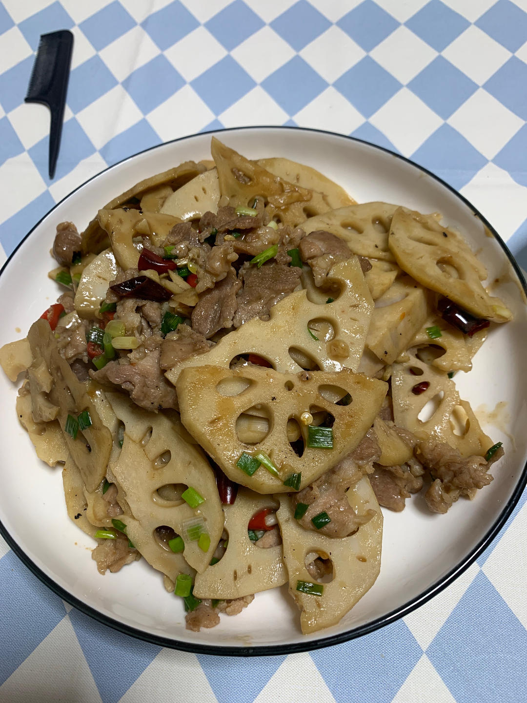 藕片炒肉