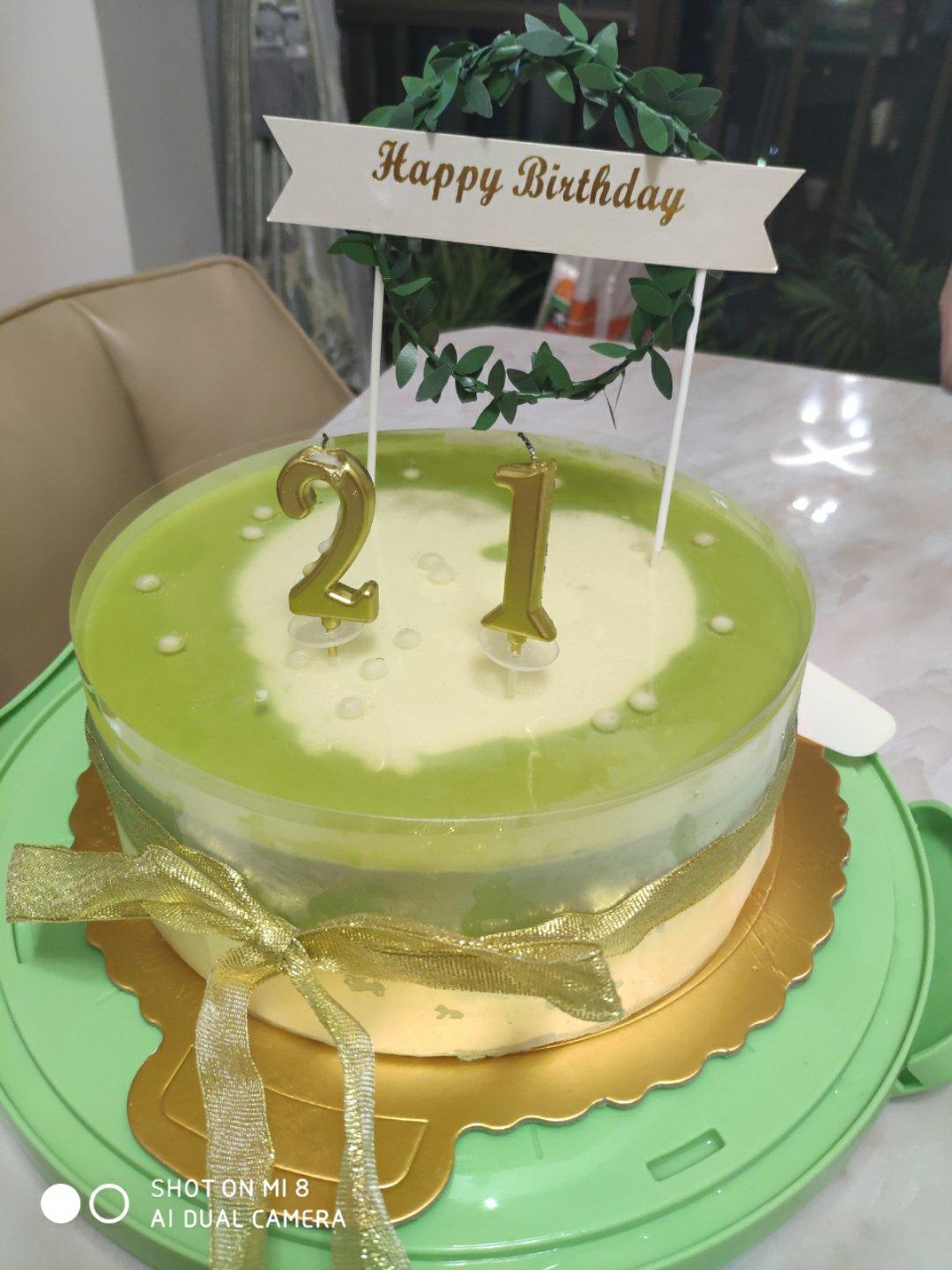 抹茶大理石慕斯