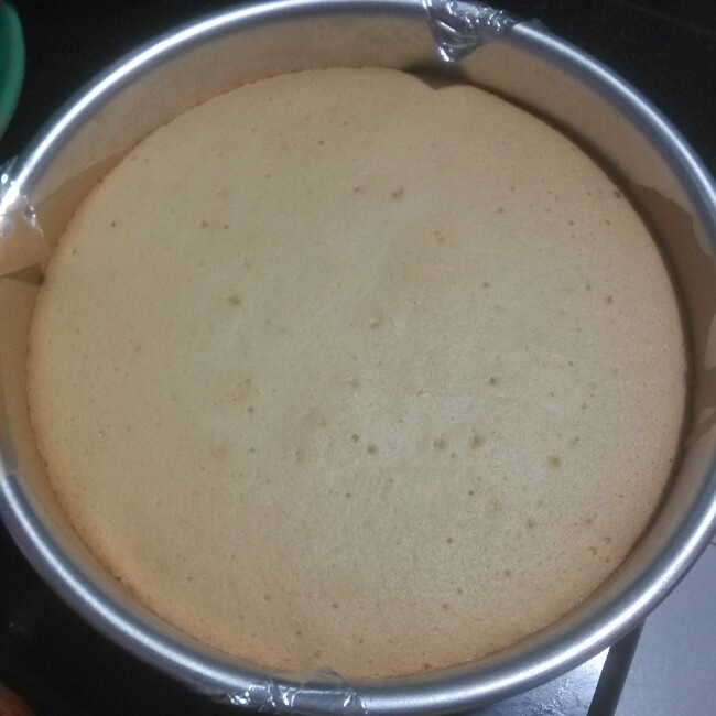 超好记八寸戚风蛋糕（后蛋法）