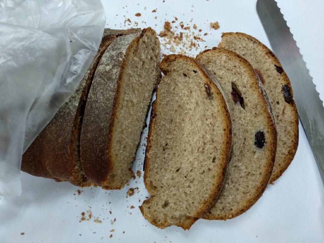 蔓越莓全麦黑糖面包