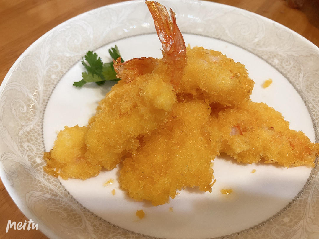 面包糠炸虾