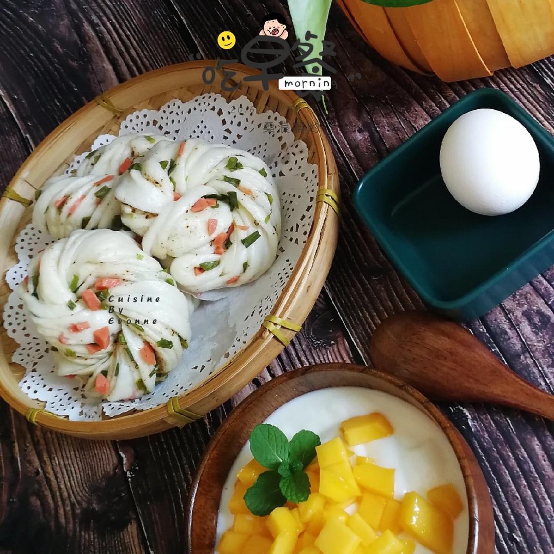 葱花卷 馒头（附分步详细视频）厨房小白必看 玛捷斯