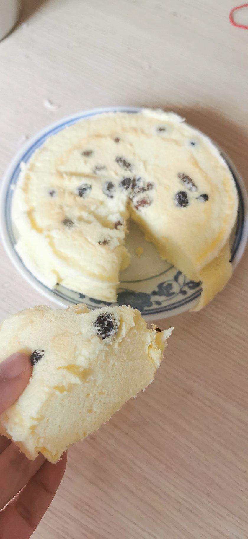 儿童无添加酸奶蒸蛋糕6寸